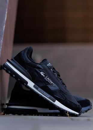 Lacoste elite active black white 9