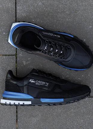 Lacoste elite active black blue 8