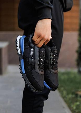 Lacoste elite active black blue 3