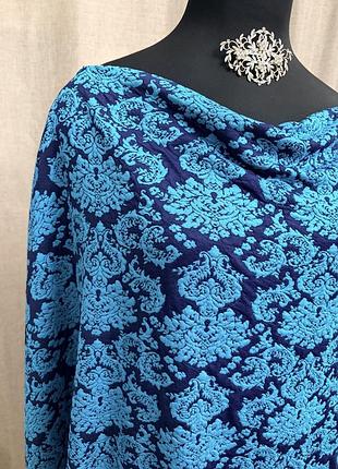 Тканина трикотаж дамаск (вензелі), відріз 2 м / 150 см
