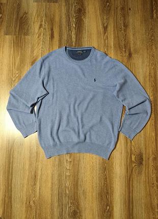 Оригинальный свитшот / джемпер polo ralph lauren pima cotton (xl / tg)