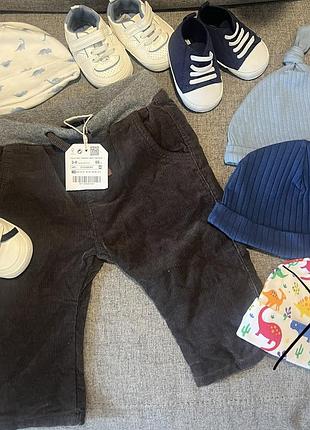 Джинси zara 3-6 міс , пінетки та інший одягу