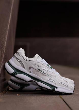 Lacoste l003 white green