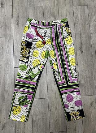 S-m | вінтажні жіночі брюки moschino cheap and chic sewing print trousers