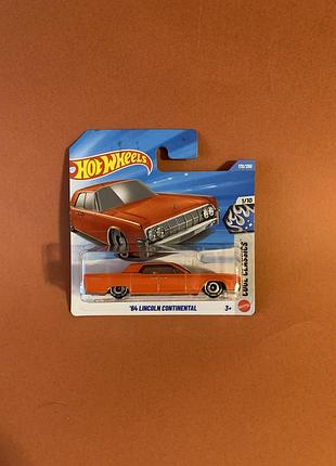 Машинка хот вілс лінкольн lincoln continental hot wheels 2026
