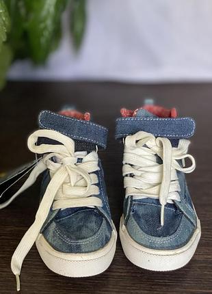 Дитячі кеди/кросівки, джинсові, р. 28
