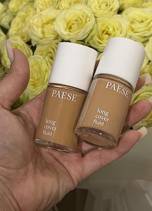 Тональний крем paese long cover fluid