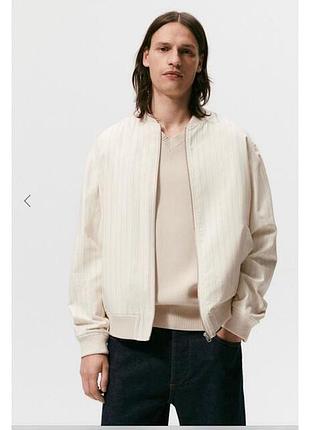 Куртка бомбер мужской zara
