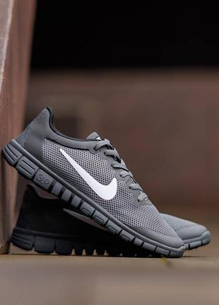 Nike free run 3.0 v2 grey white