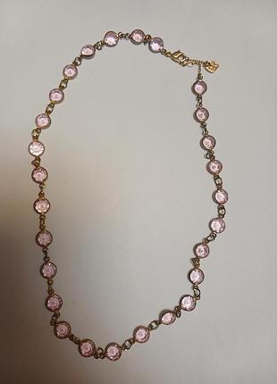 Колье безель swarovski