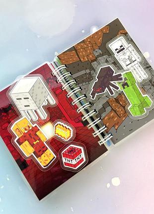 Альбом на липучках майнкрафт minecraft 2