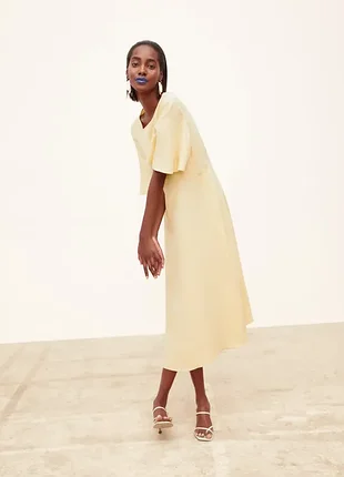 Платье лен с вискозой от zara