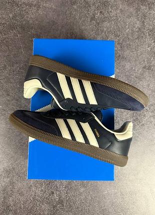 Adidas samba blue white 4