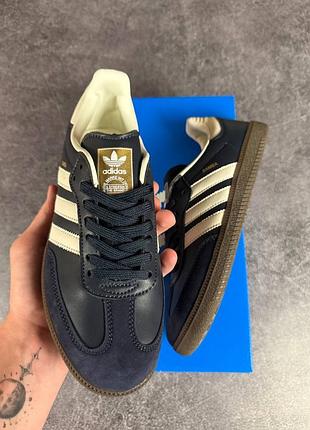 Adidas samba blue white 6