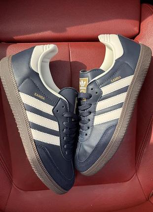 Adidas samba blue white