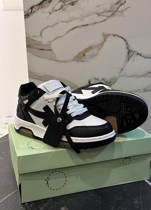 Кросівки off-white чорно-білі, жіночі/ чоловічі (унісекс) розмір 39