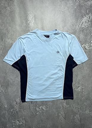 Vintage винтажная футболка fred perry фред перри big logo casual кэжуал size l размер л
