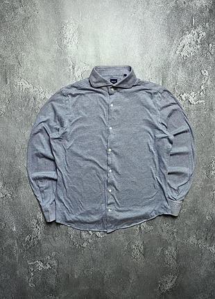 Vintage винтажная рубашка boggi milano old money олд мани size l размер л