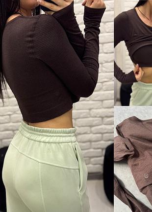 Рашгард lululemon з чашками