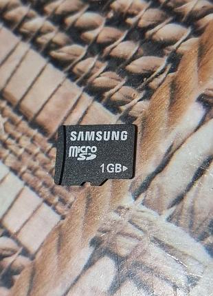 Картка пам'яті 1 гб samsung korea 4.15/15.9 microsd самсунг мікросд