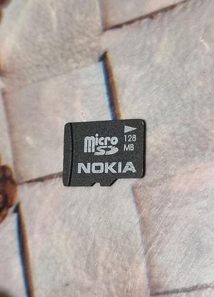 Картка пам'яті 128 мб (не гб) nokia 9.85/11.6 microsd носки мікросхем