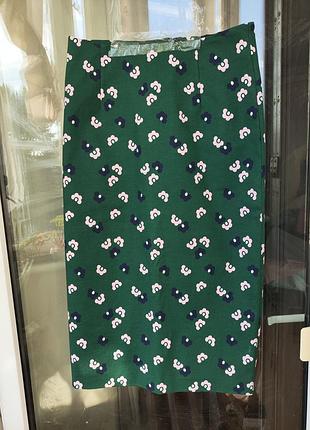 Хлопковая юбка-карандаш boden marvelmond pencil skirt (размер s / 896 8 / us 4)