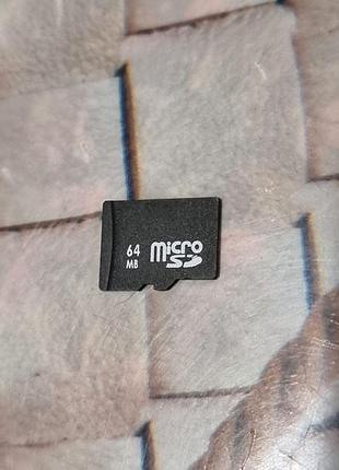 Картка пам'яті 64 мб (не гб) kingmax 1.55/5.47 microsd кінгмакс мікросд