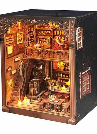Бук нук таверна старые времена интерьерный конструктор book nook old times tavern diy sj-034
