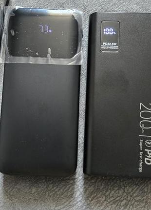 Power bank 20000ah быстрая зарядка 22.5w