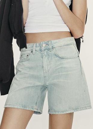 Джинсові шорти 34 zara