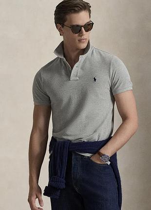 Сіре поло polo ralph lauren