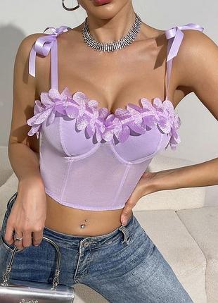 Женский классический топ бюстгальтер h&m праздничный модный яркий для праздников мероприятный свиданий футболка zara сексуальный нарядный майка sinsay