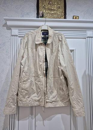 Стильная мужская куртка коттоновая gant