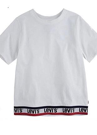 Нова нарядна футболка levi's 4 т 3-4 роки