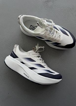 Мужские кроссовки adidas adizero evo sl white/dark blue