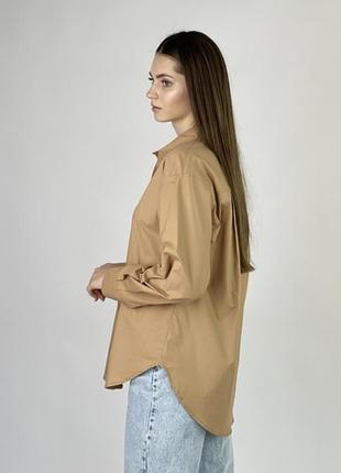 Котоновая рубашка 👕 оверсайз