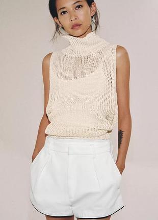 Шорти zara denim з кантом