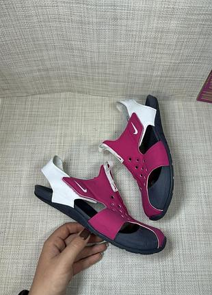 Оригинальные босоножки сандалии на липучке детские nike