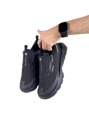 Чоловічі термо кросівки salomon odyssey elmt advanced gtx black white