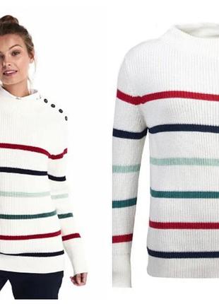 Стильный полосатый свитер barbour shoreward knit  m
