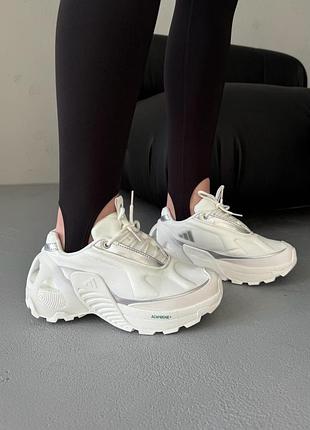😍 женские кроссовки adidas edge runner white/silver