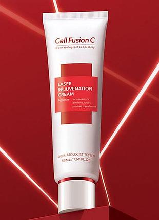 Интенсивный anti-age крем с мультипептидами cell fusion c laser rejuvenation.