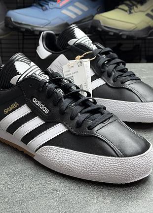 Шкіряні кросівки adidas samba 019099