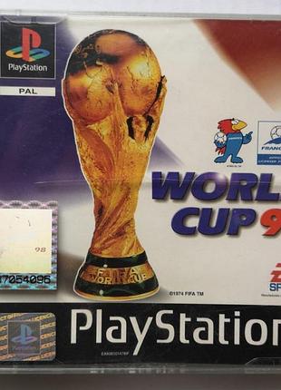 World cup 98, б/в, англійська версія - диск для playstation 1