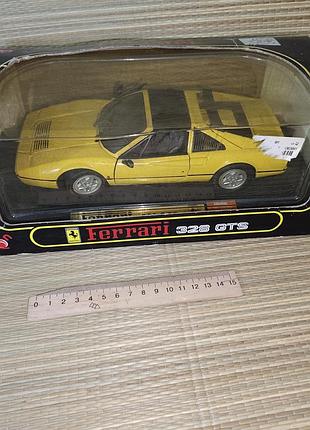 Ferrari 328 gts 1:18 anso — металева модель, коробка та підставка
