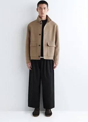 Брюки мужские cos cotton cropped barrel-leg trousers/м