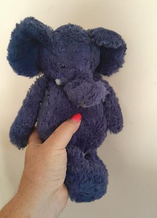 Іграшка слоник синій jellycat