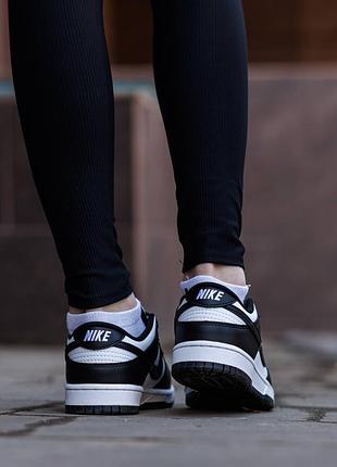 Nike sb dunk low white black 6