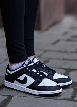 Nike sb dunk low white black 3