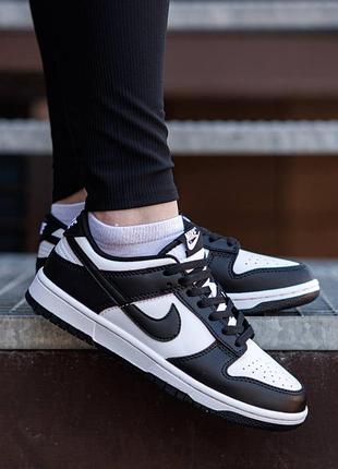 Nike sb dunk low white black 2